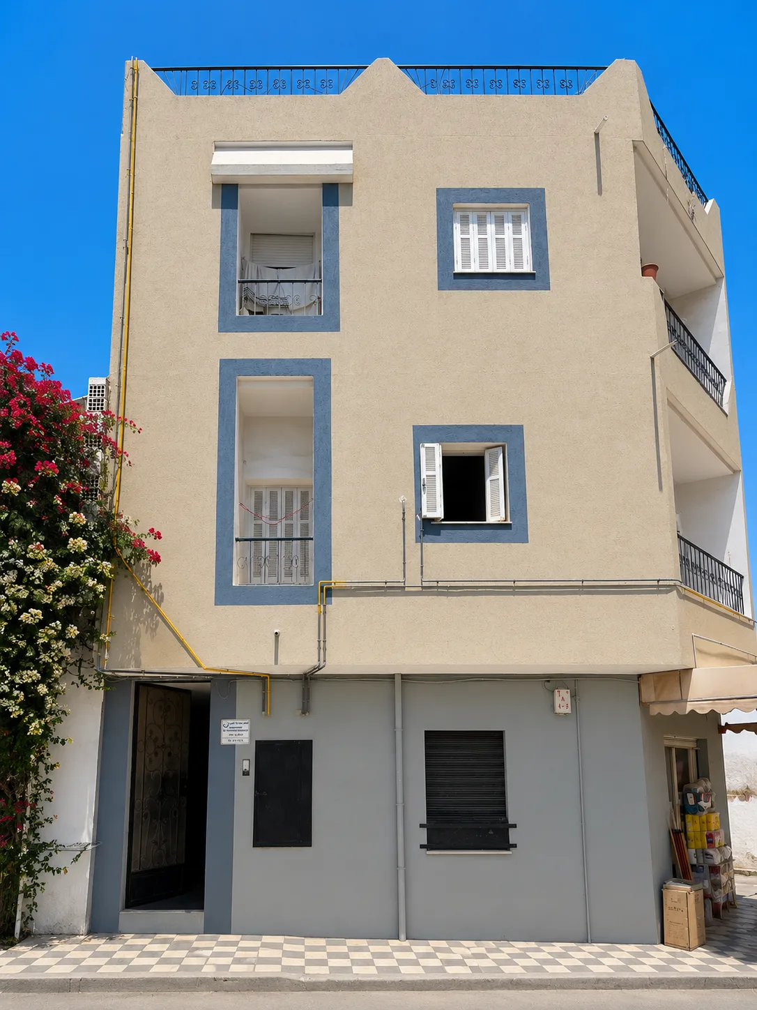 Façade du Ben Selma Lab à Sousse